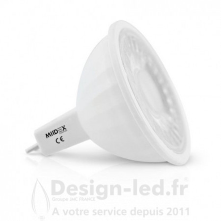 Ampoule LED GU5.3 Spot 6W Dimmable 4000K, miidex 78671 promo Miidex Lighting 4,30 € -40% Ampoule LED GU5.3 / MR16