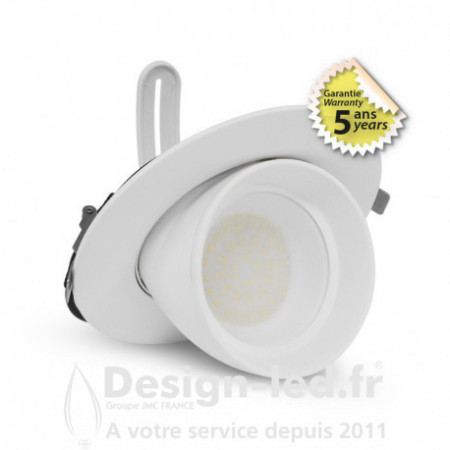 Spot LED Escargot Rond Inclinable et Orientable Blanc 38W CCT GARANTIE 5 ANS, miidex 767440 118,20 €