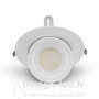 Spot LED Escargot Rond Inclinable et Orientable Blanc 38W CCT GARANTIE 5 ANS, miidex 767440 118,20 €