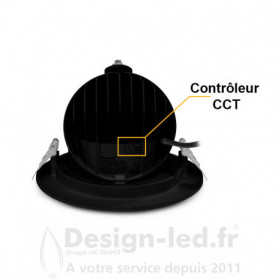 https://design-led.fr/ Spot LED Escargot Rond Inclinable et Orientable Noir 38W CCT GARANTIE 5 ANS, miidex 767441 118,20 € 11...