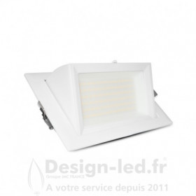 https://design-led.fr/ Spot LED Rectangulaire STELLA Inclinable avec Alimentation Electronique 32/38W CCT GARANTIE 5 ANS 126...