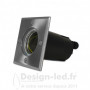 Support LED Encastrable Sol GU10 & GU5.3 Inox 316L, miidex 707301 54,50 €