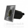 Support LED Encastrable Sol GU10 Inox 304, vision el 70731 promo Vision El 43,70 € -40% Balises LED et spots terrasse