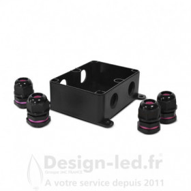 https://design-led.fr/ Boite de dérivation étanche 4 entrées IP68 14,20 € 14,20 € 7232