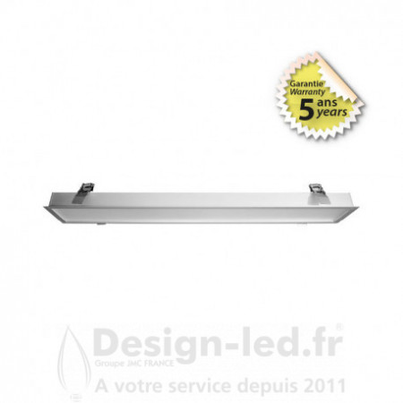 Linéaire LED encastrable Prismatique 600mm 24W 4000K, miidex 75755 75,40 €