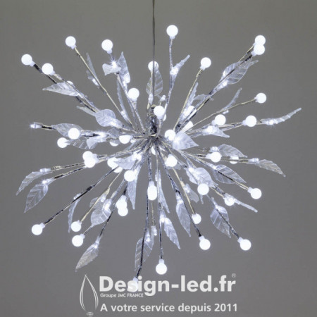 Lumières balle à LED, 100 LEDs blanches avec feuillage, dla 30295 promo 63,50 € product_reduction_percent