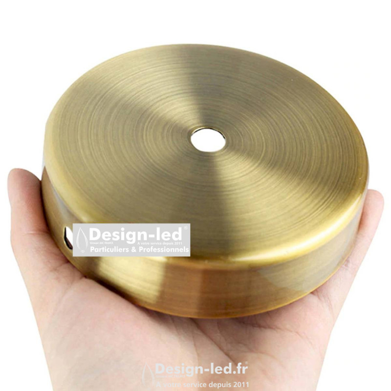 https://design-led.fr/ Kit rosace métallique cylindrique à 1 trous Ø 100 style D laiton brossée 5,00 € 3,50 € -30% C1373