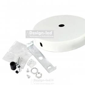 https://design-led.fr/ Kit rosace métallique cylindrique à 1 trous Ø 100 style G blanc 5,00 € 3,50 € -30% C1372