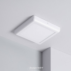 Plafonnier LED Design Carré 15W blanc neutre IP44 à 38,90€