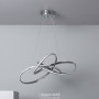 Lampe Suspendue LED chromée Swirl 40w 3000k, dla C16243 Design-LED 222,60 € Luminaire suspendu