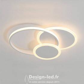 https://design-led.fr/ Lampe de Plafond Led Lunaire 45w CCT blanc dimmable par télécommande 181,90 € 181,90 € LM8125