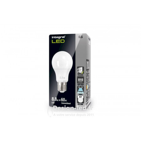 Ampoule led E27 dimmable 8.8w 5000k, Intégral led ILGLSE27DF101 promo 3,60 € -70% Ampoule LED E27