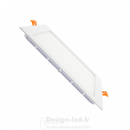 Dalle LED carre Extra-Plate 18W blanc 6000k 225x225mm, dla CO462 promo Design-LED 10,30 € -40% Downlight LED