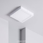 Plafonnier LED Saillie Carré Blanc 18w 4000k, dla C773 promo Design-LED 19,60 € product_reduction_percent Plafonnier LED