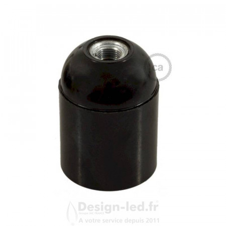 Douille E27 noir en bakélite, dla PL27BNLI Design-LED 2,40 € Accessoires luminaires