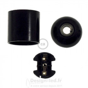 https://design-led.fr/ Douille E27 noir en bakélite 2,40 € 2,40 € PL27BNLI