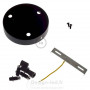 Kit rosace métallique cylindrique à 3 trous noir, dla KRM573FVN Design-LED 7,20 € Suspensions avec ou sans douille