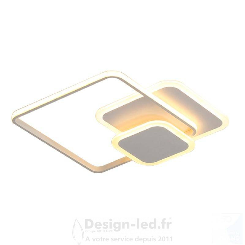 https://design-led.fr/ Plafonnier Led Square 45w CCT blanc dimmable par télécommande 185,50 € 185,50 € LM8126