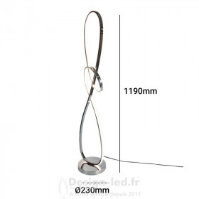 https://design-led.fr/ Lampe sur pied 25W Loren 4000K 183,80 € 183,80 € LN1618-BN
