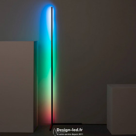 https://design-led.fr/ Lampadaire LED RGB 20W 140cm noir dimmable par télécommande 82,40 € 82,40 € 0193