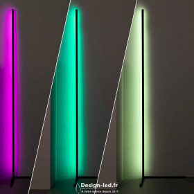 https://design-led.fr/ Lampadaire LED RGB 20W 140cm noir dimmable par télécommande 82,40 € 82,40 € 0193