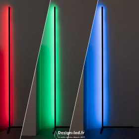 https://design-led.fr/ Lampadaire LED RGB 20W 140cm noir dimmable par télécommande 82,40 € 82,40 € 0193