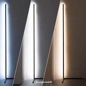 https://design-led.fr/ Lampadaire LED RGB 20W 140cm noir dimmable par télécommande 82,40 € 82,40 € 0193