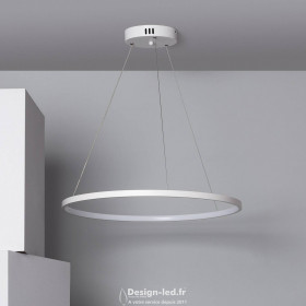 Suspension LED Métal CCT Sélectionnable Ivalo 21W blanc