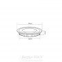 Dalle LED Ronde Extra-Plate 6W ARGENT 4000k Ø 120 mm, dla C2024 promo Design-LED 8,90 € -50% Downlight LED