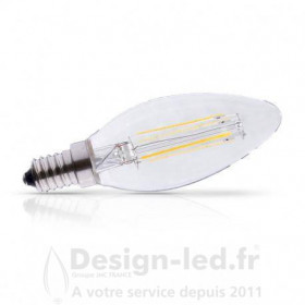 Ampoule LED E14 Filament Flamme 4.5W Dimmable 2700K