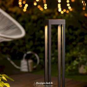 https://design-led.fr/ Potelet LED Extérieure Irlaya 7W 3000k noir 60cm IP54, dla C151330 promo 99,70 € 49,85 € -50%
