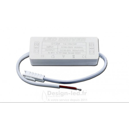 Driver LED 12-18W 300mA 36-63V DC, dla A2540 6,30 €