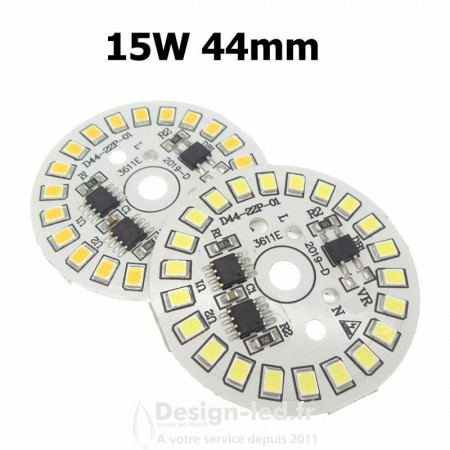 Module led 15w 220V 3000k 44mm puce 2835, dla A2541 Design-LED 3,00 € Module de remplacement led