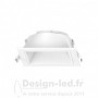 Collerette carrée-carrée blanc-blanc fixe pour spot éclat II, miidex 100288 Miidex Lighting 10,40 € Spot led ÉCLAT CCT II