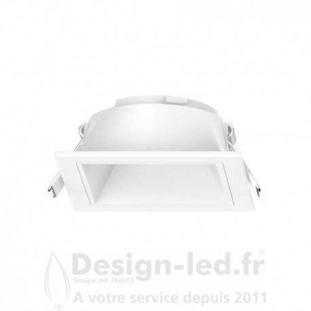 Collerette carrée-carrée blanc-blanc fixe pour spot éclat II, miidex 100288 Miidex Lighting 10,40 € Spot led ÉCLAT CCT II