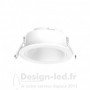 Collerette rond blanc, blanc fixe pour spot éclat II, miidex 100282 10,40 €