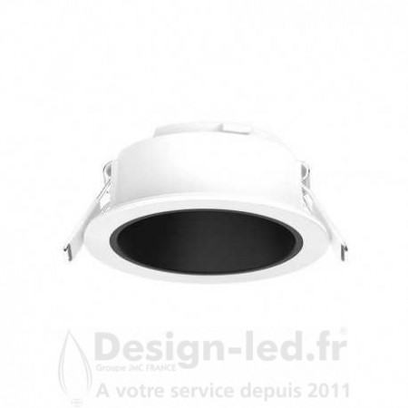 Collerette rond blanc - noir fixe pour spot éclat II, miidex 100284 13,70 €