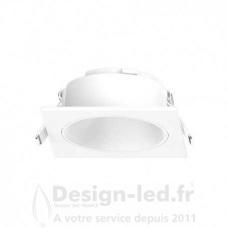 Collerette carrée blanc- blanc fix pour spot éclat II, miidex 100285 10,40 €