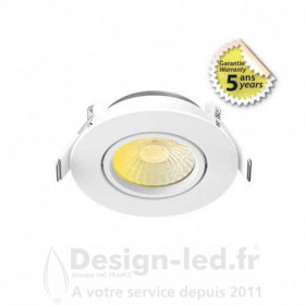Spot LED ÉCLAT II CCT BBC 6W 2700/3000/4000K Gradable Orientable 20° GARANTIE 5 ANS