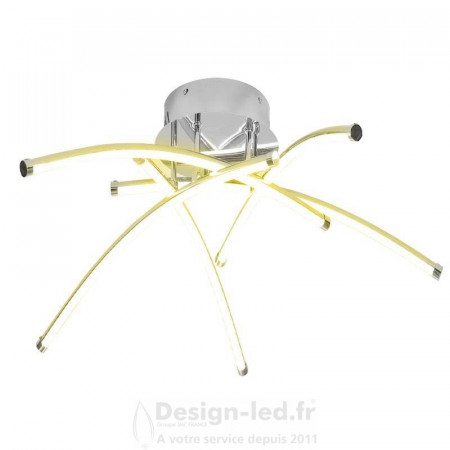 Plafonnier Led Aranha 78W 4500K dimmable par télécommande, LM8129 168,00 €