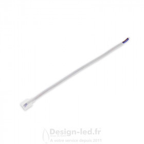 Câble soudé au ruban LED 220V (Non fourni, à ajouter selon votre ruban LED 220V)