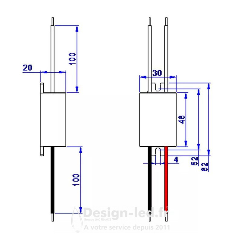 Alimentation LED 12W 12VDC 1A, dla A2547 Alimentation LED 12W 12VD