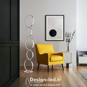 https://design-led.fr/ Lampadaire LED 30W Natalie 3000K Chrome 117,00 € 117,00 € LN1414-CR