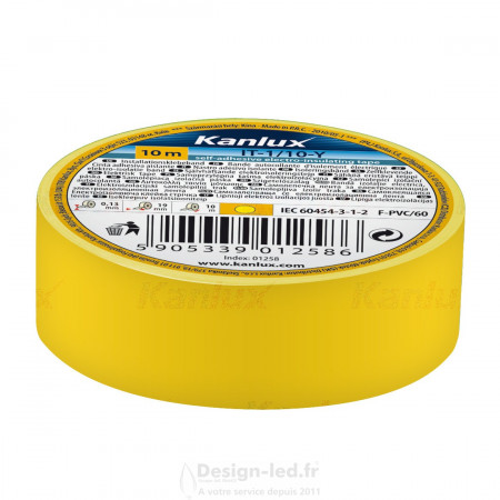 Bande adhésive isolante IT jaune, kanlux 1272 Kanlux 1,50 € Equipement électrique