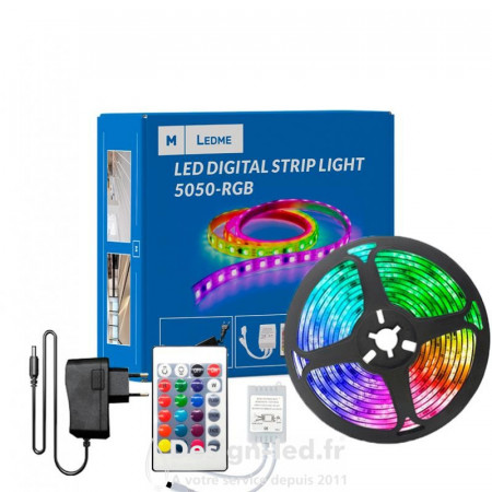 ruban led RGB 12V DC SMD5050 30 leds 3m, dla LM2402 Design-LED 18,00 € Ruban led 12V