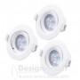 Spot led orientable Ø90 5w 4000k pack x3, miidex24, 763618 Miidex Lighting 23,10 € Spot LED intégré