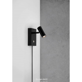 https://design-led.fr/ OMARI applique murale Noir 3.2W 2700K Ø 3cm 59,70 € 59,70 € 2112231003
