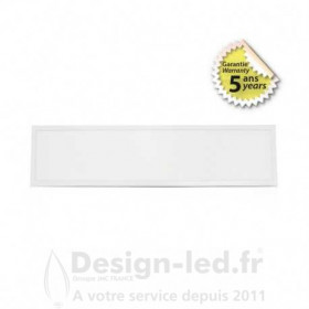 Panneau Led Blanc 295 x 1195 mm 28W 3000K - Garantie 5 ans