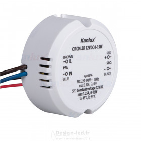 https://design-led.fr/ Alimentation CIRCO LED 12VDC 1-15W 1.25A 11,20 € 11,20 € 24243