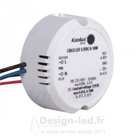 https://design-led.fr/ Alimentation CIRCO LED 12VDC 10W 0.84A 10,80 € 10,80 € 24242